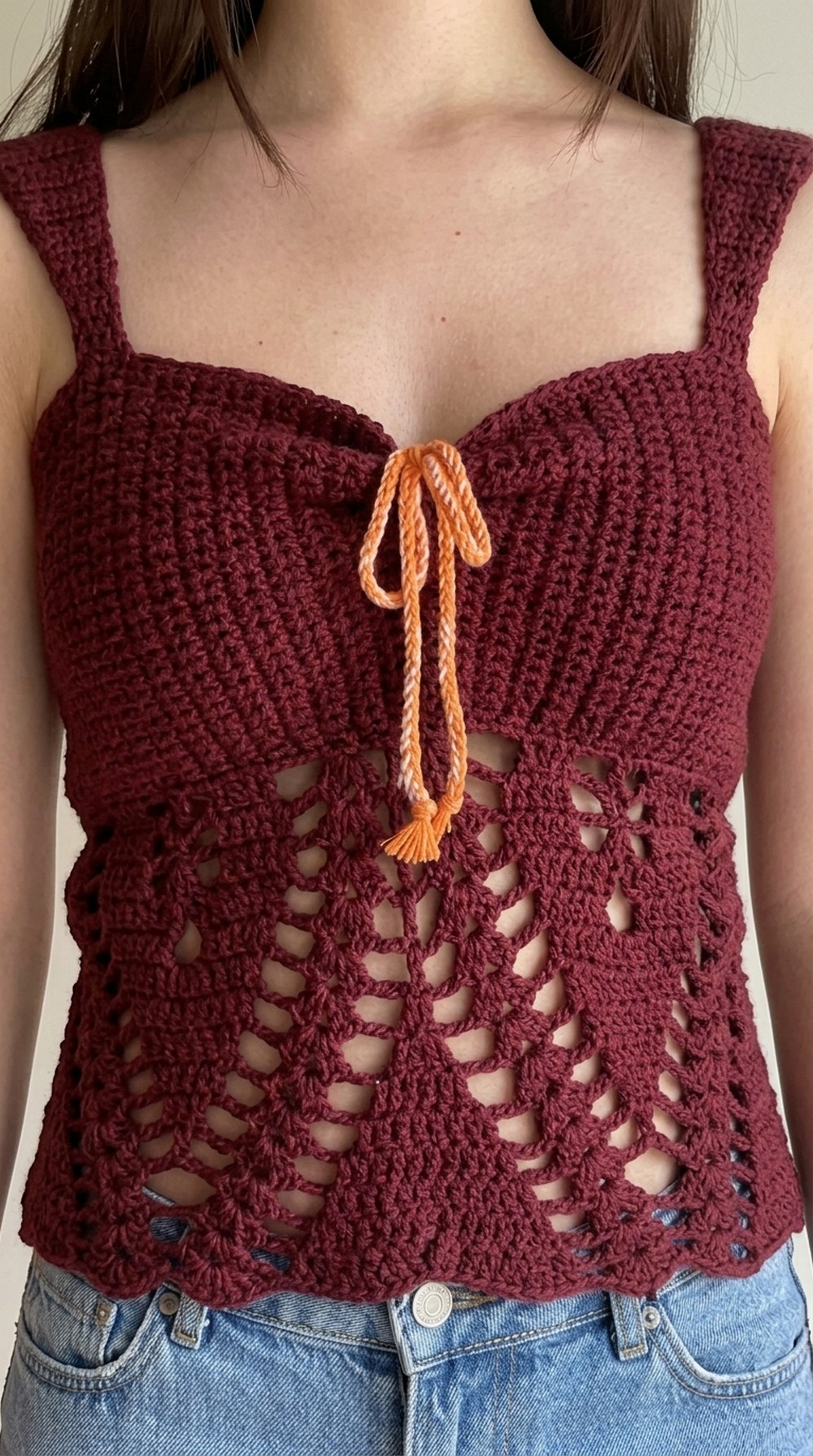 Crochet Fiona Lace Top Pattern