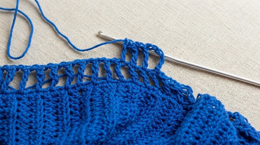 Crochet Mesh Tube Top Pattern