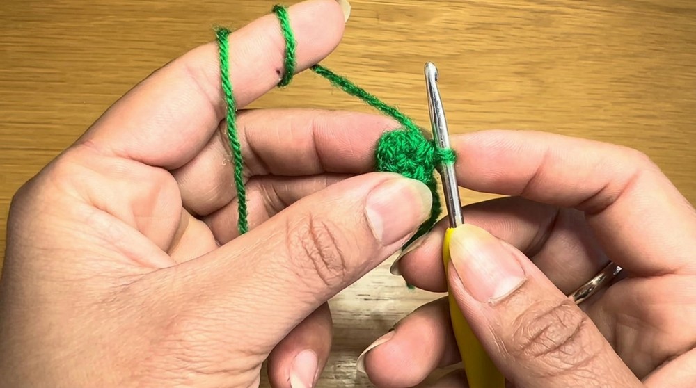 Crochet Tulip Keychain Pattern