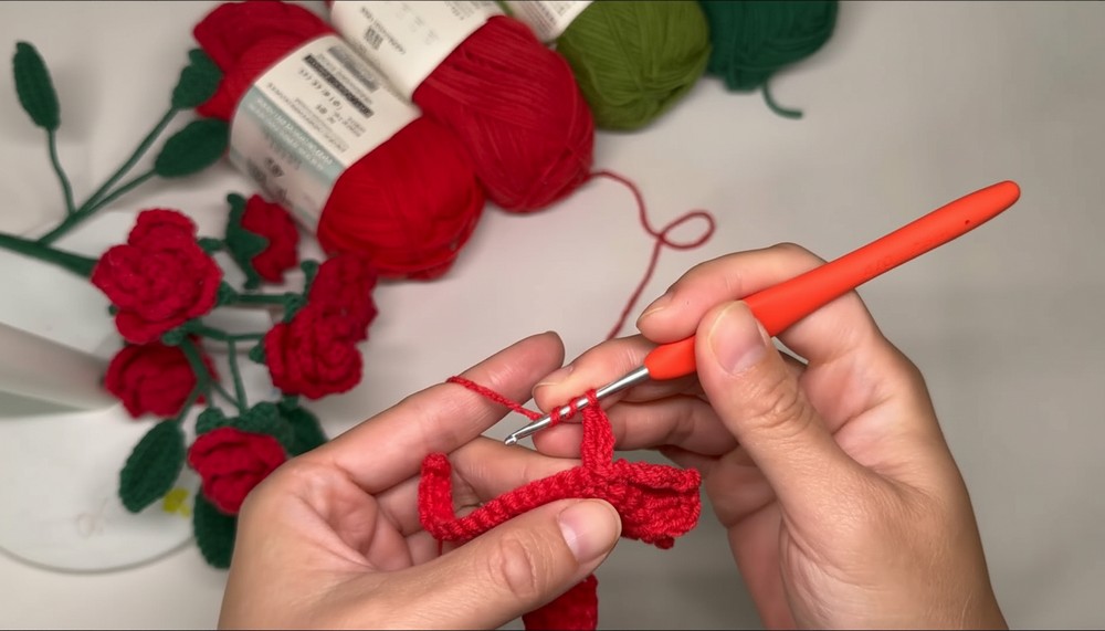 Crochet Roses Multi-head Pattern