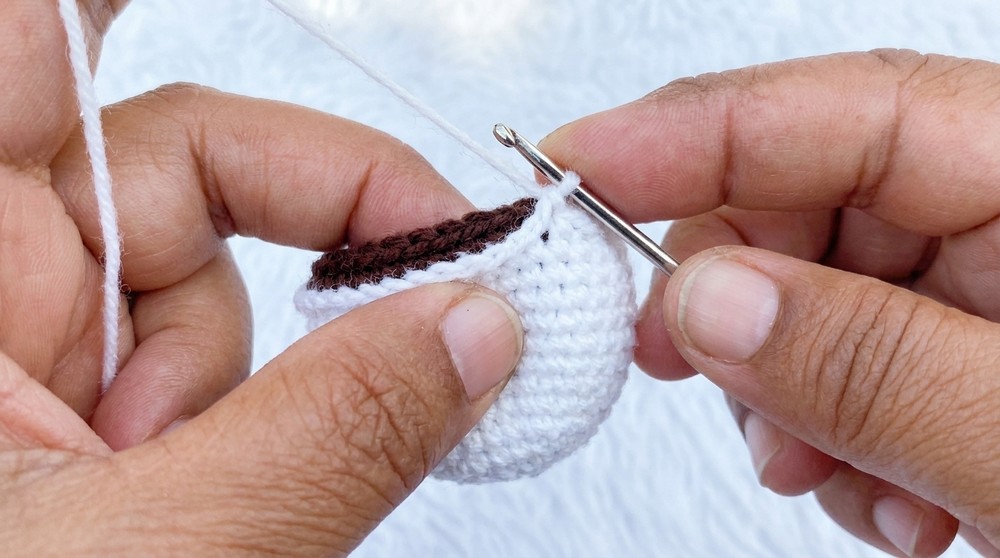 Crochet Coffee Cup Keychain