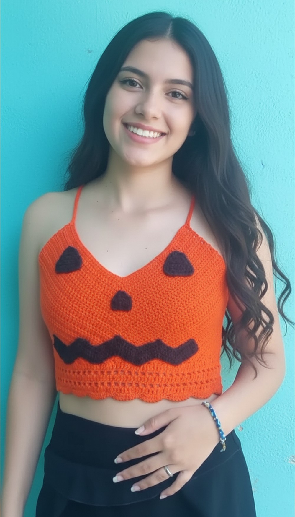 Crochet Halloween Top