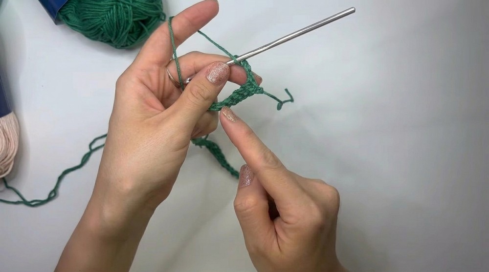 Crochet Ruffled Peplum Top