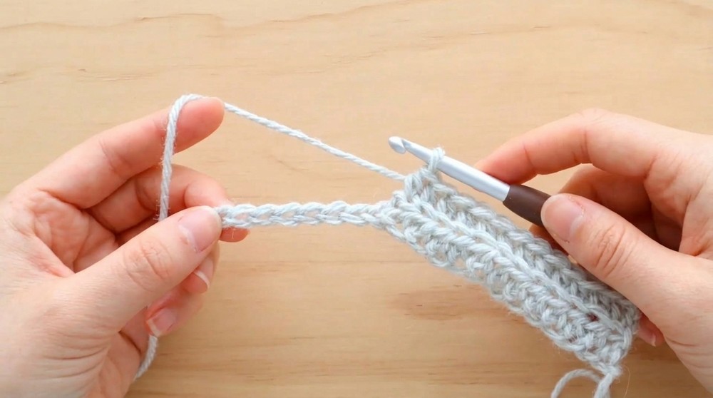 Crochet Striped Sweater