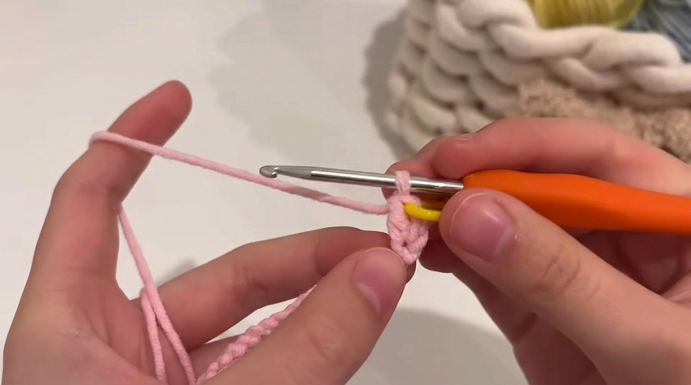 Crochet Drawstring Pouch