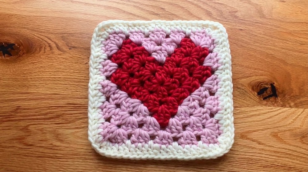 Crochet Heart Granny Cardigan Pattern
