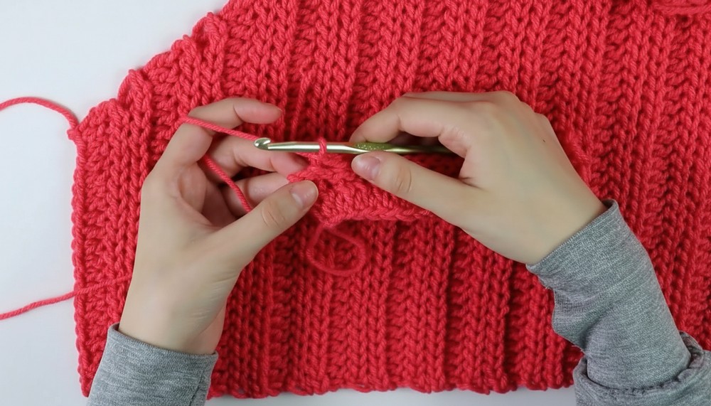 Crochet Front Wrap Sweater 