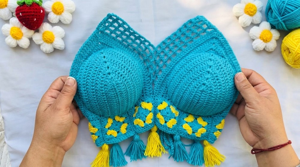 Crochet Bralette Top Pattern
