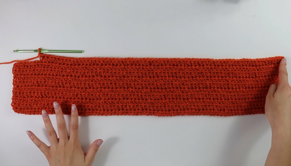 Crochet Fall Ribbed Sweater