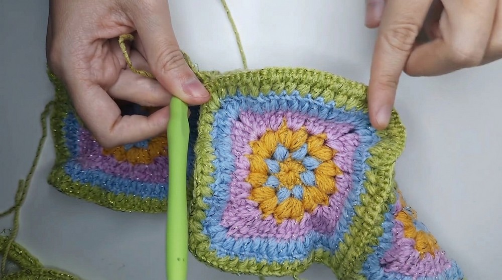 Crochet Granny Square Bag Pattern