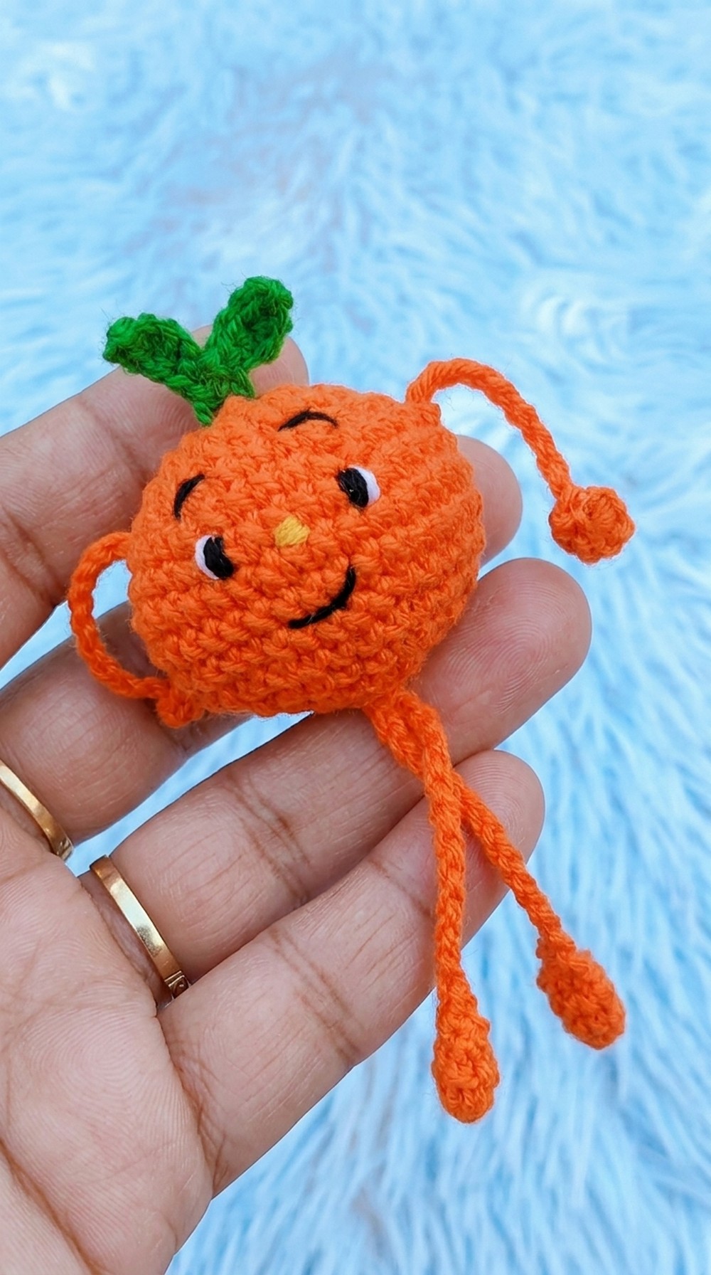 Crochet Fruit Keychain Pattern