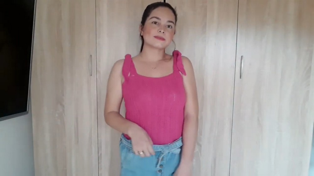 Crochet Tie Straps Tank Top