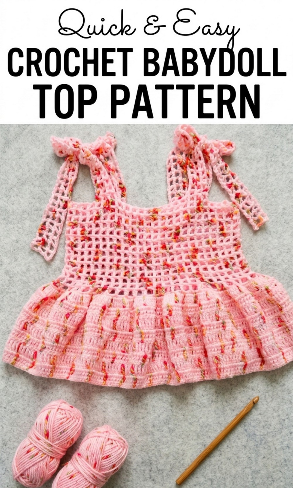 Crochet Babydoll Top Pattern