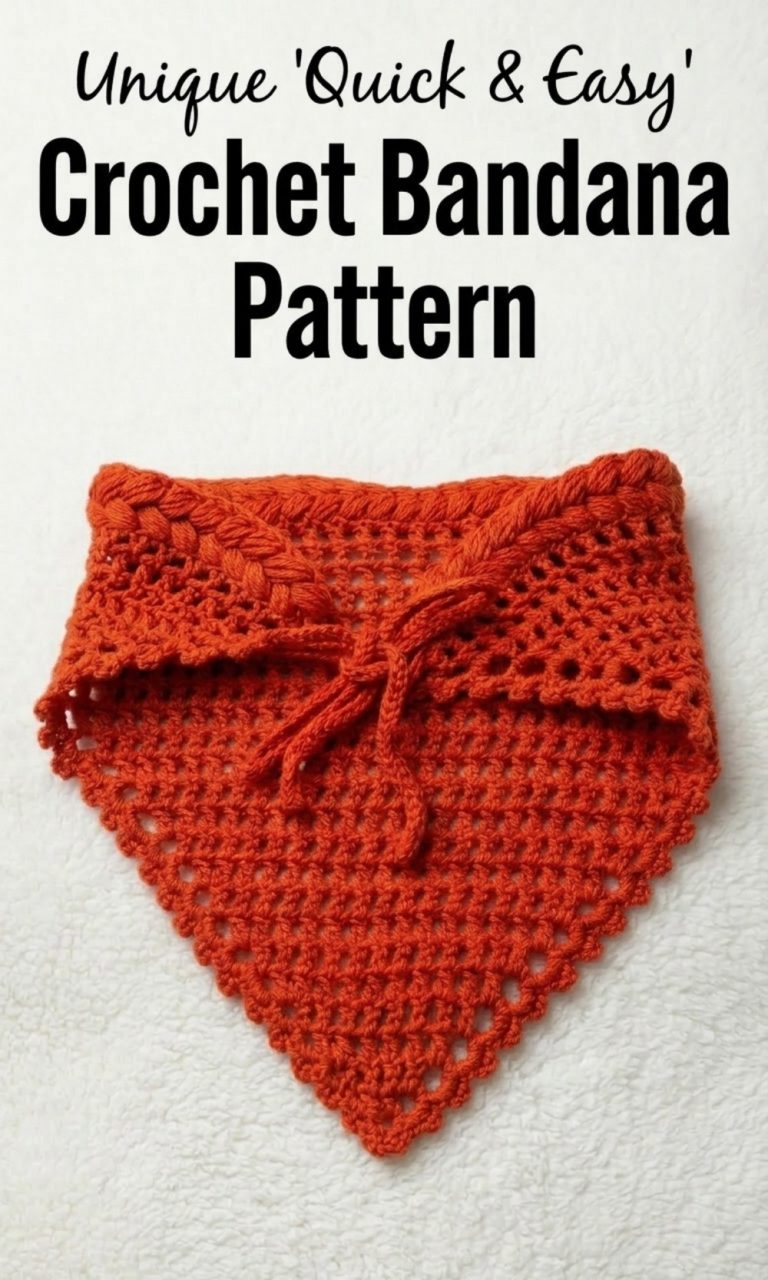 Fun Free Crochet Bandana Pattern to Spice Up Your Style - Yours Patterns
