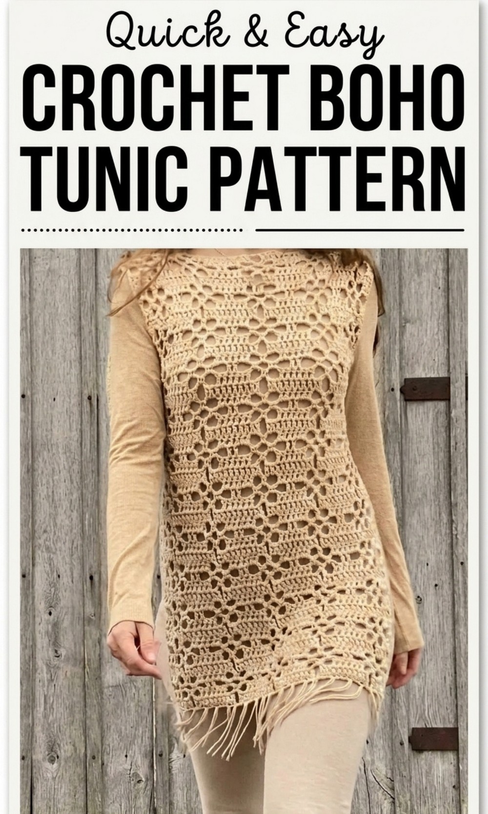 Crochet Boho Tunic Pattern