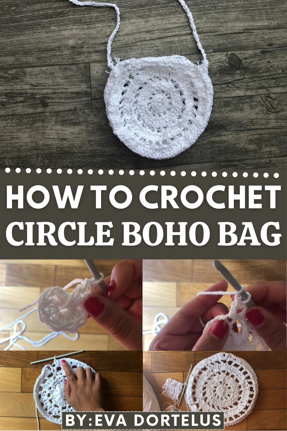 Crochet Circle Boho Bag 