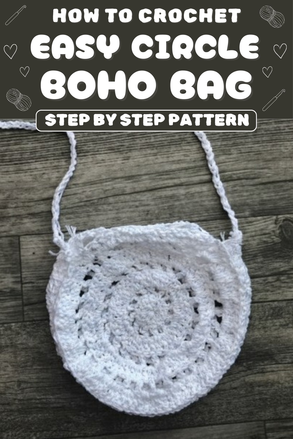 Crochet Circle Boho Bag 