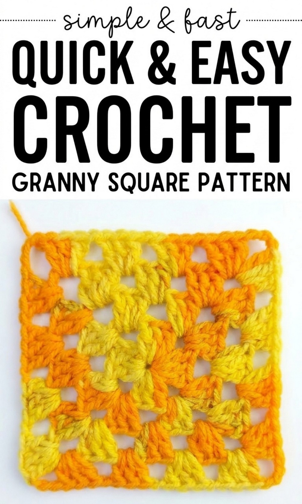 Crochet Granny Square Pattern