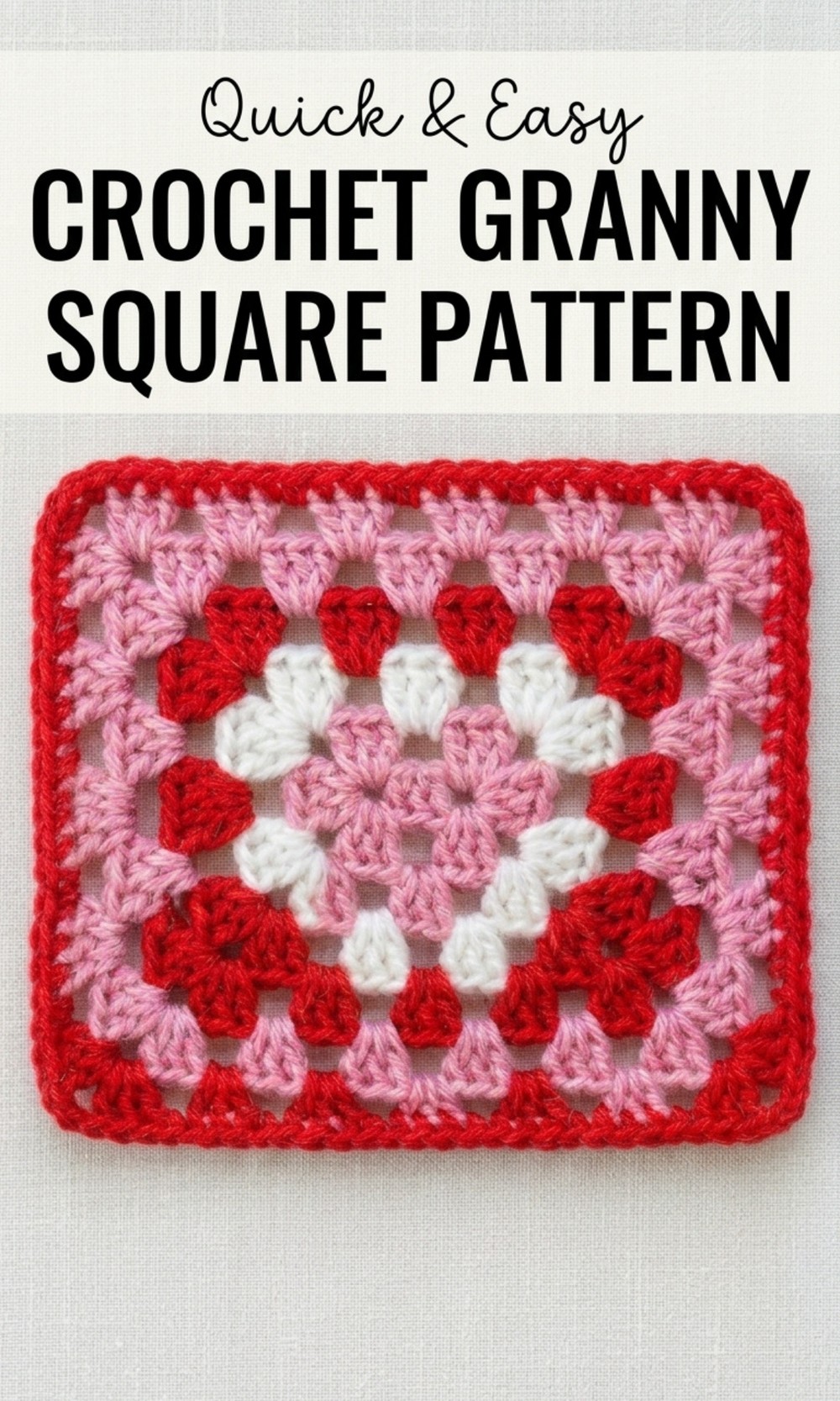 Crochet Granny Square Pattern