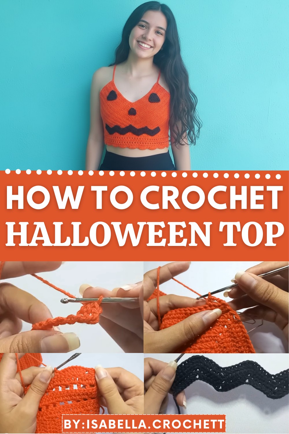 Crochet Halloween Top