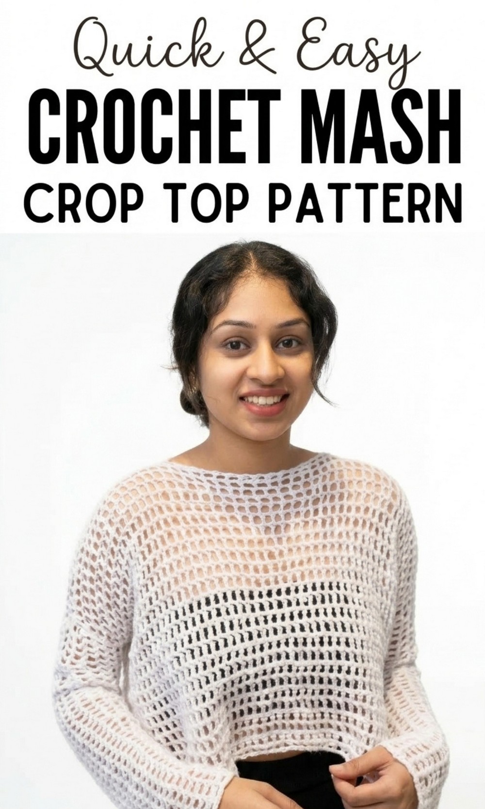 Crochet Mash Crop Top Pattern