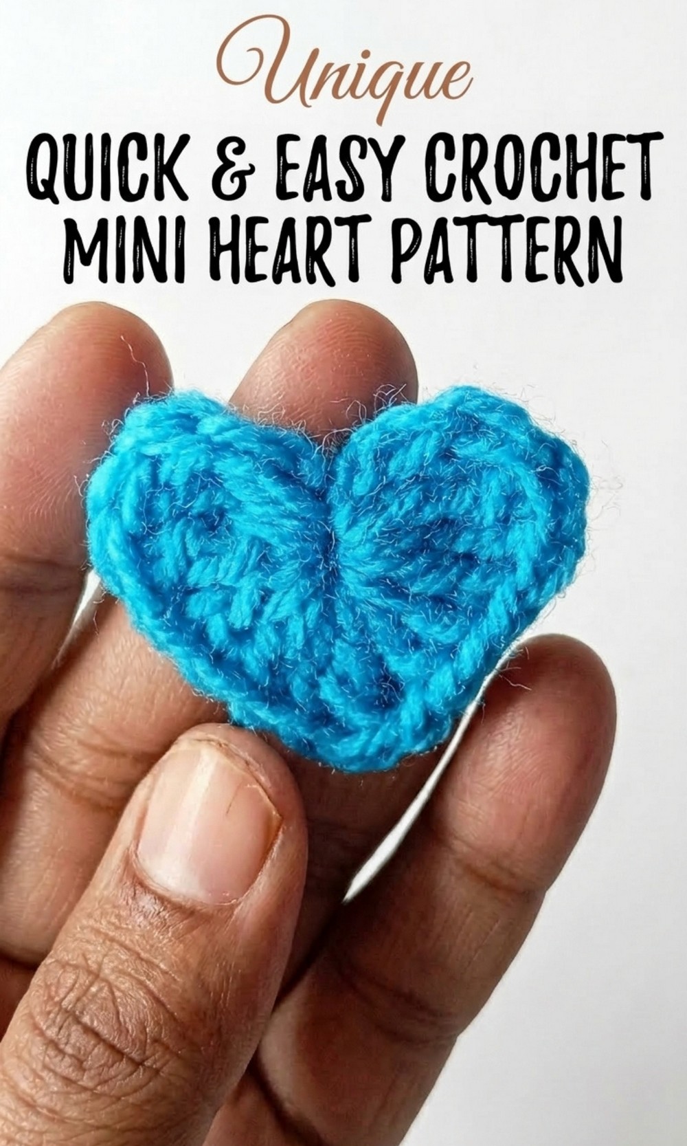 Crochet Mini Heart Pattern