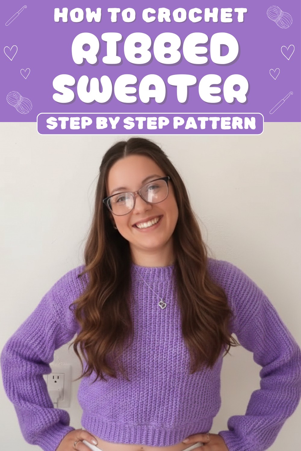 Crochet Ribbed Sweater