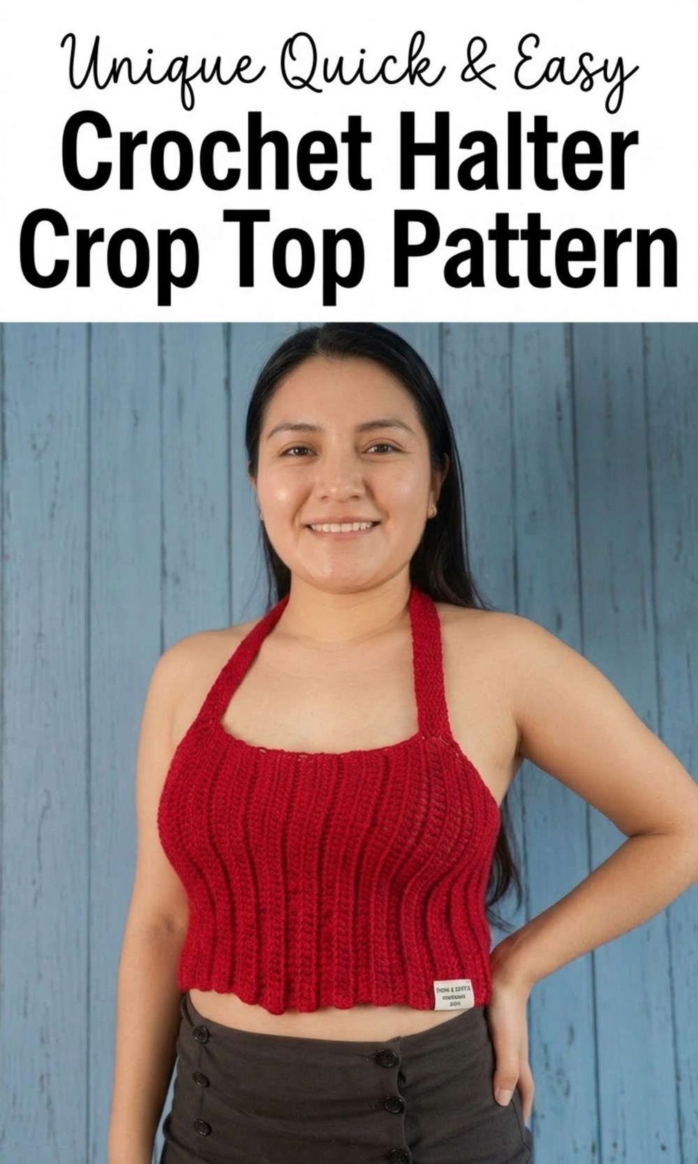 Crochet Halter Crop Top Pattern
