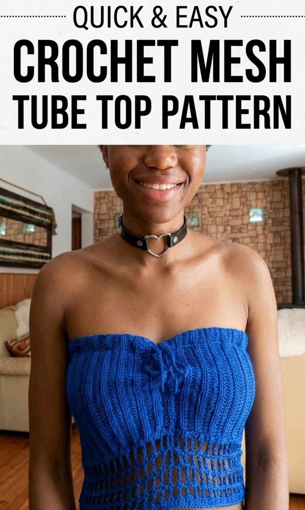 Crochet Mesh Tube Top Pattern