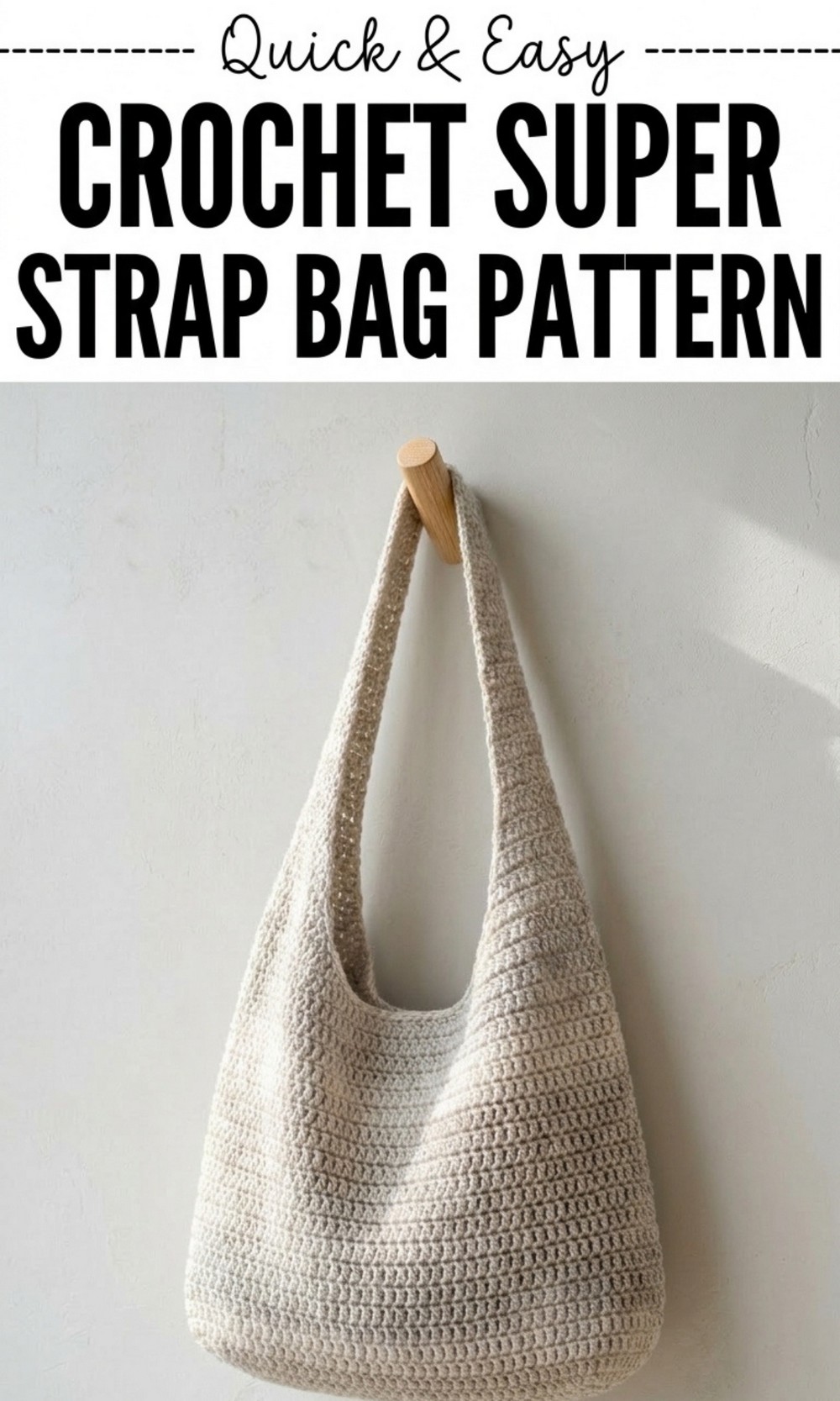 Crochet Super Strap Bag Pattern