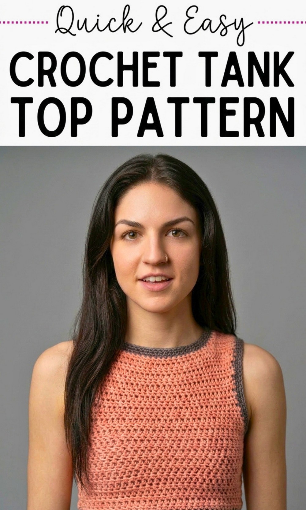 Crochet Tank Top Pattern 