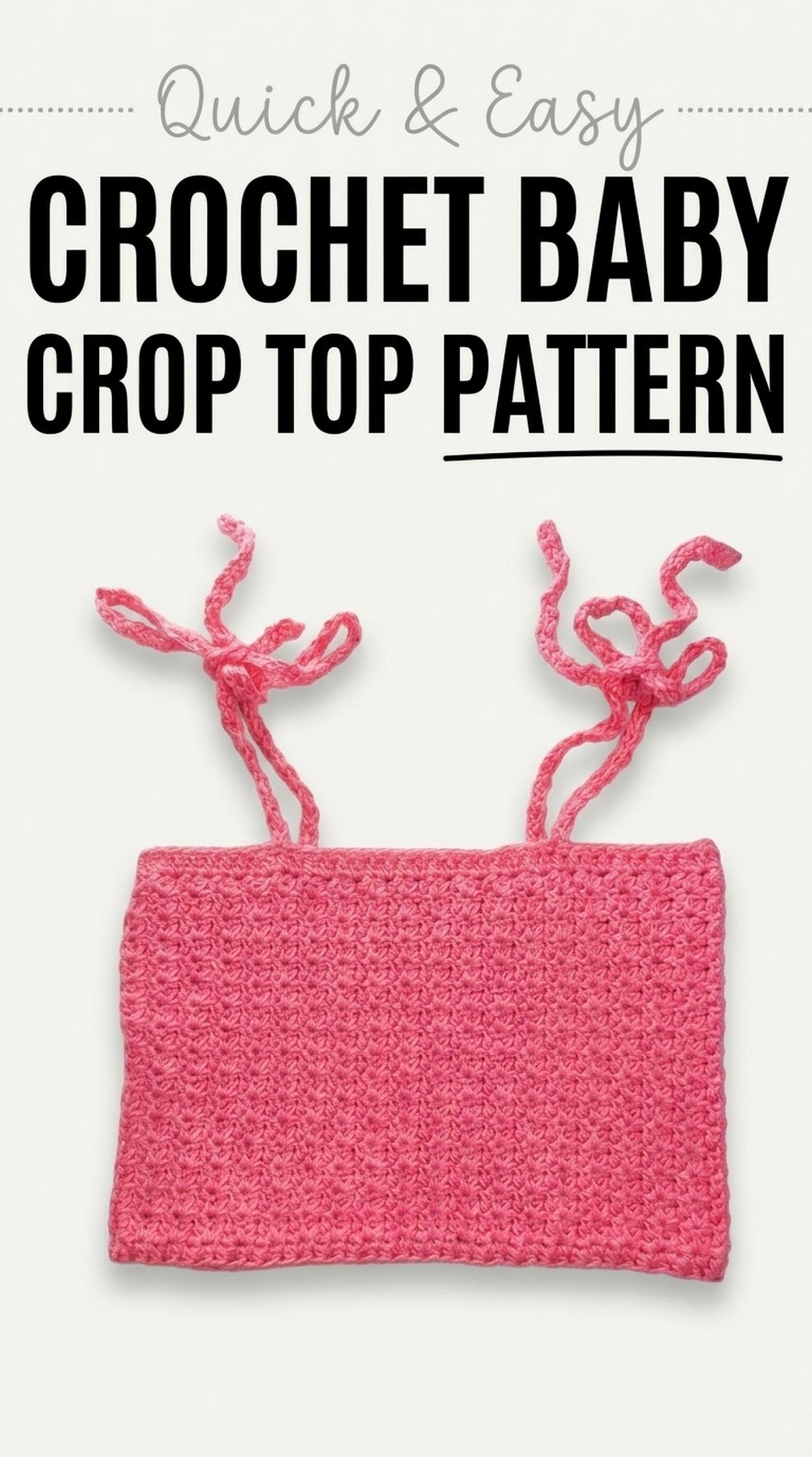 Crochet Baby Crop Top Pattern