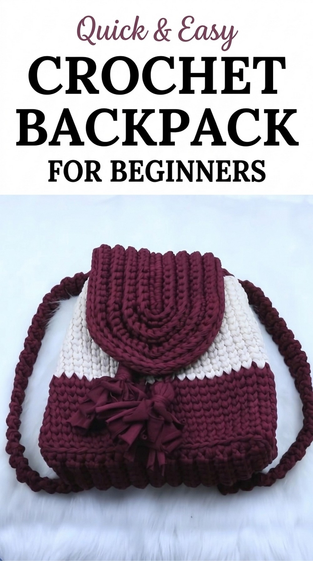 CROCHET BACKPACK