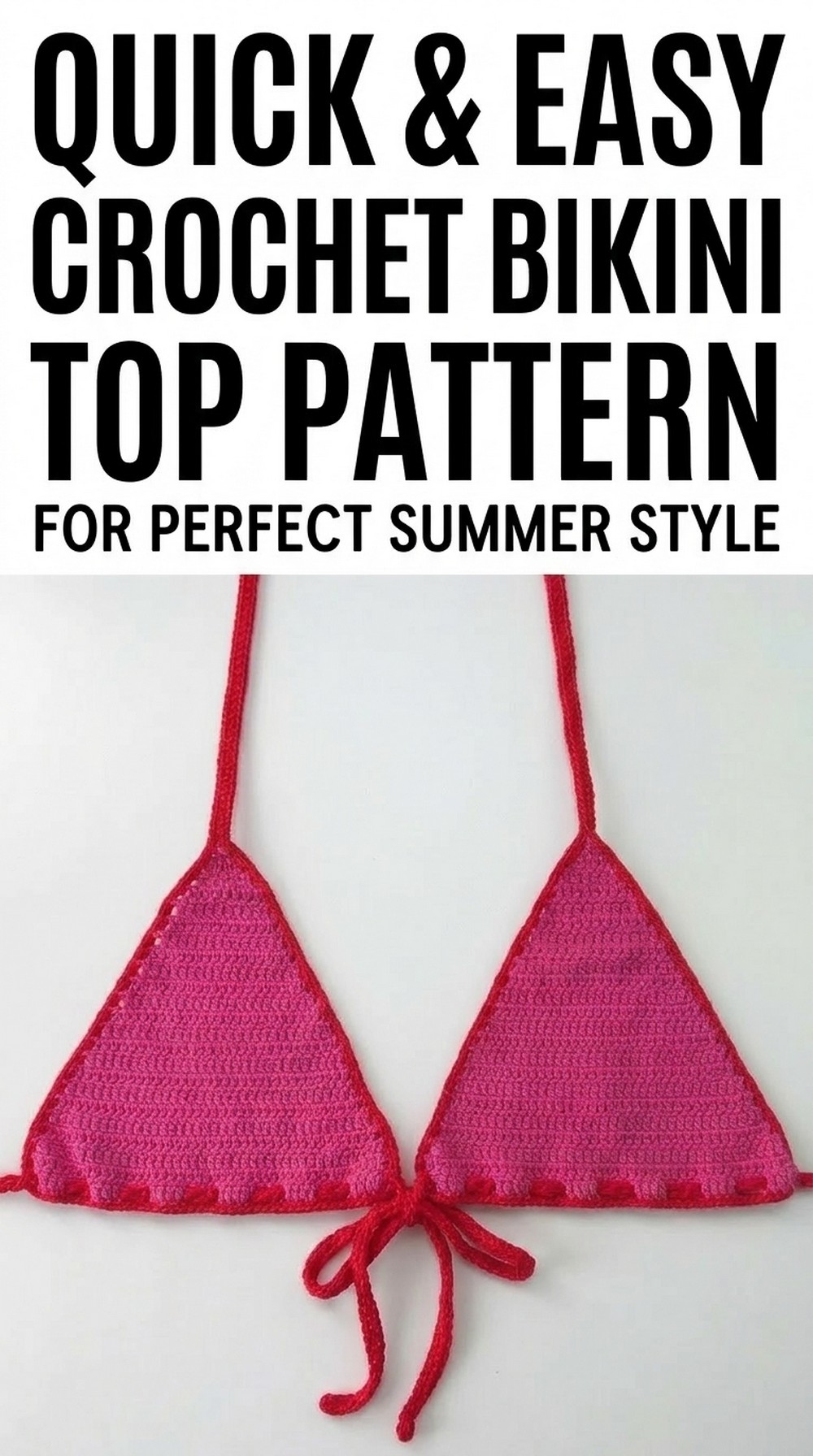 Crochet Bikini Top Pattern