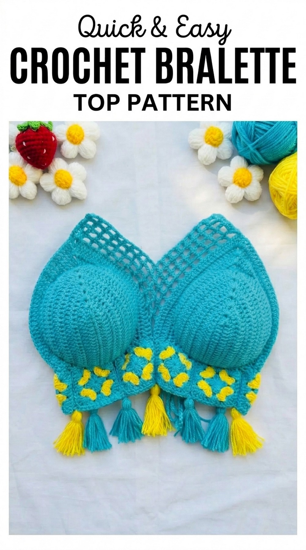 Crochet Bralette Top Pattern