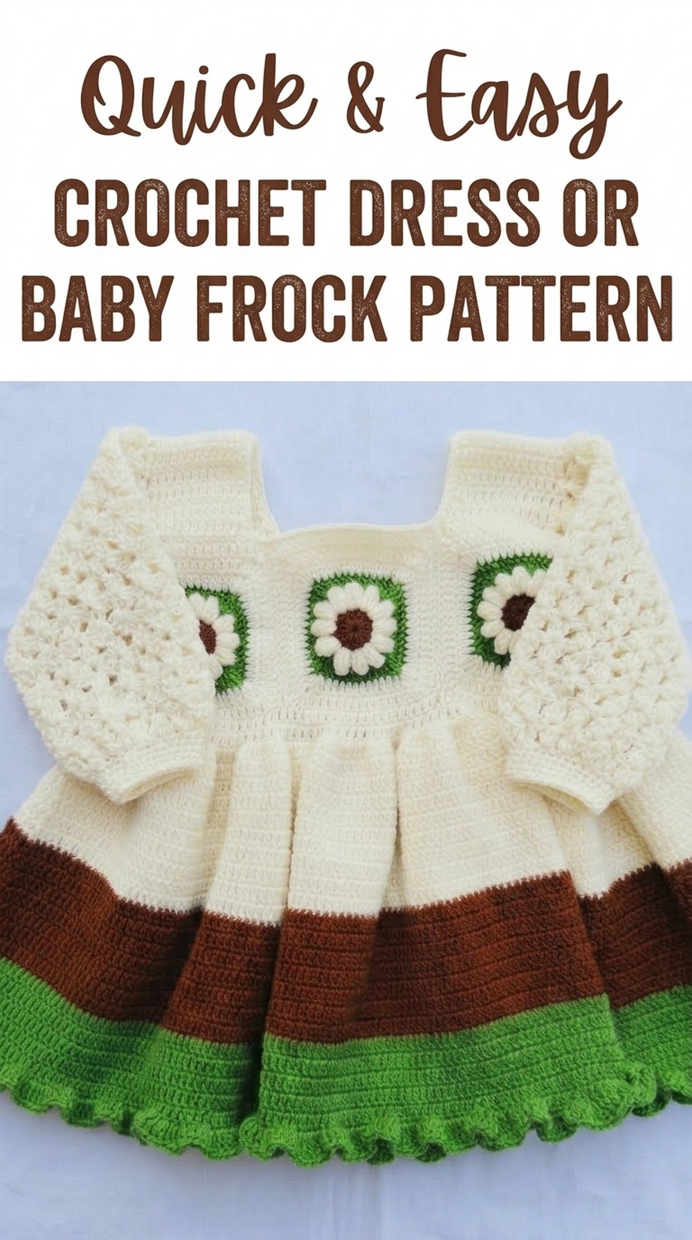 Crochet Dress Or Baby Frock Pattern