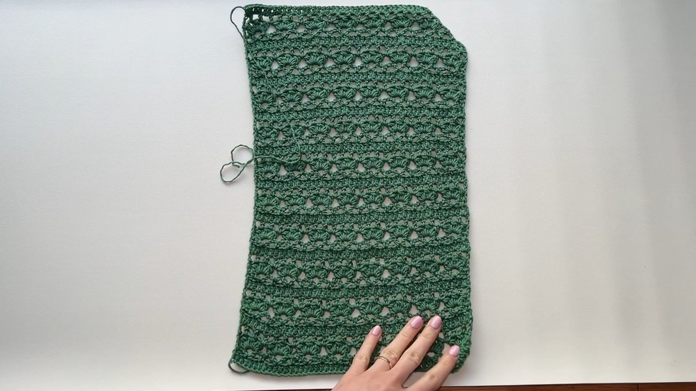 Crochet Lace Mesh Shirt Pattern