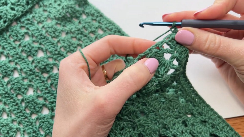 Crochet Lace Mesh Shirt Pattern