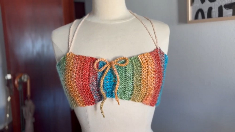Crochet Halter Crop Top Pattern