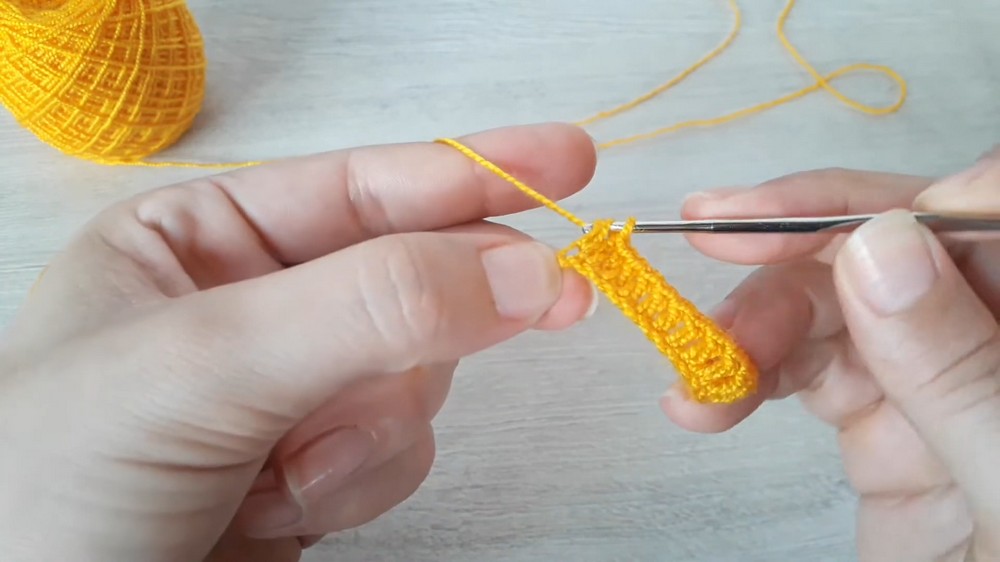 Crochet Sunflower Top 