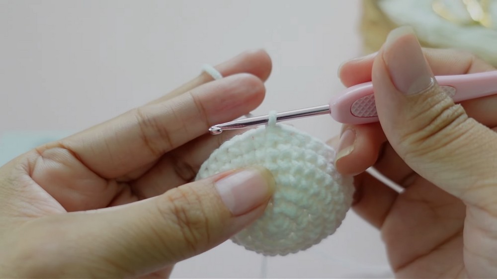 Crochet Jellyfish Keychain