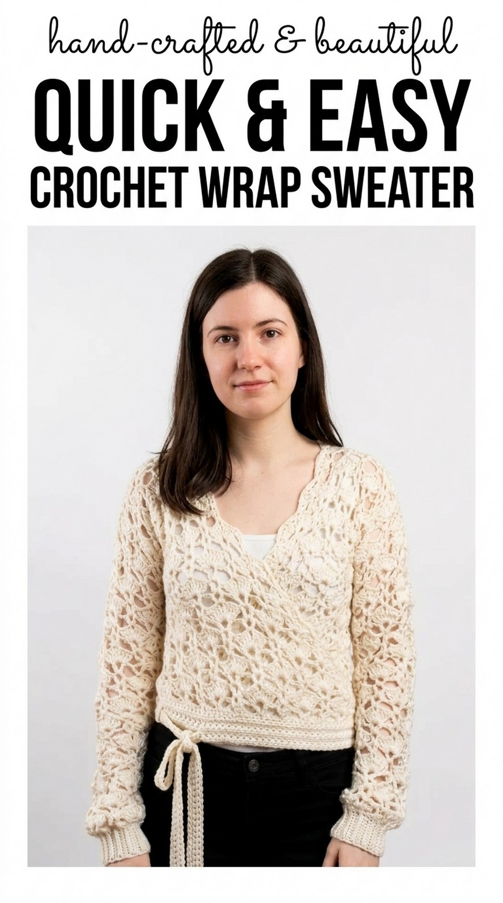 Crochet Wrap Sweater