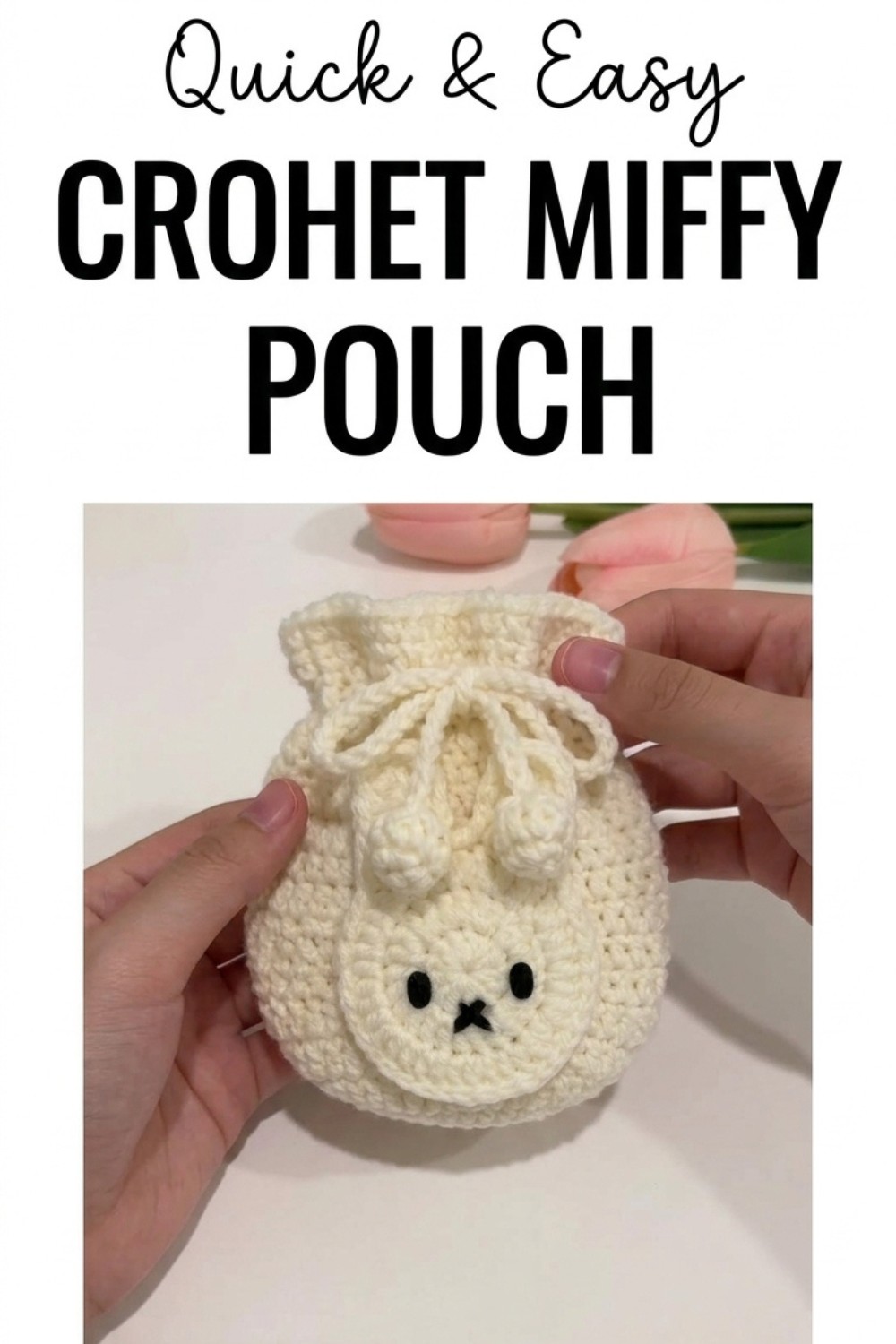 Crohet Miffy Pouch 