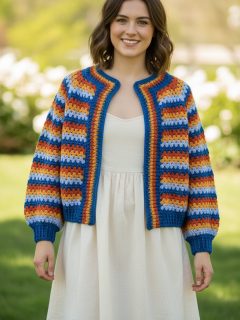 Crochet Cardigan Granny Square