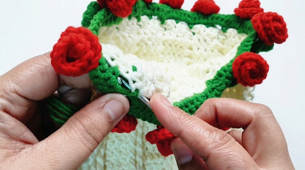 Crochet Rose Bag Pattern