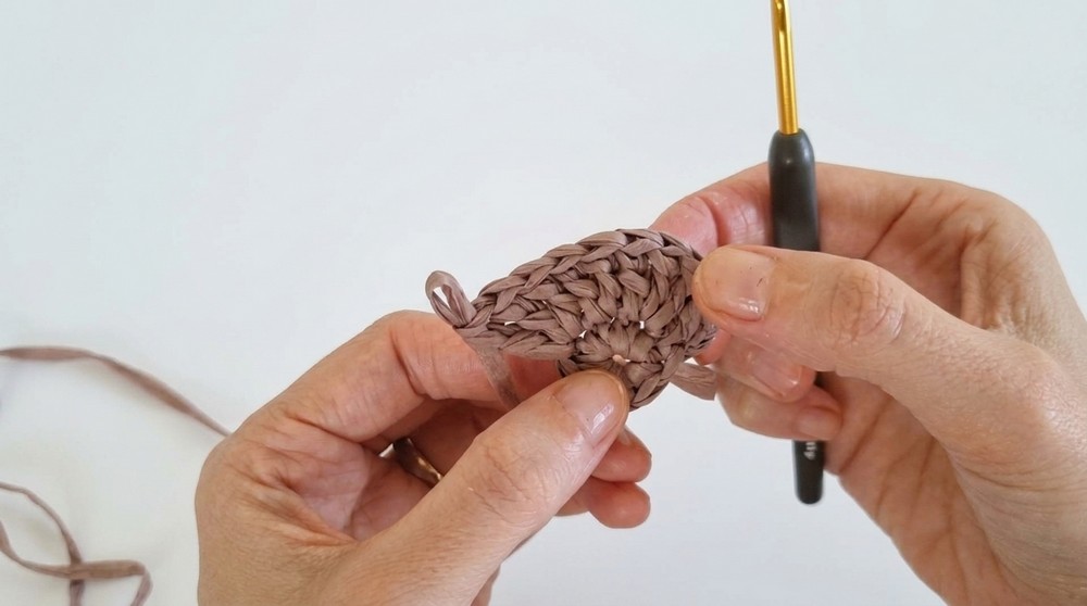 Crochet Raffia Bucket Hat Pattern