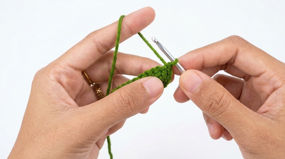 Crochet Tulip Keychain Pattern