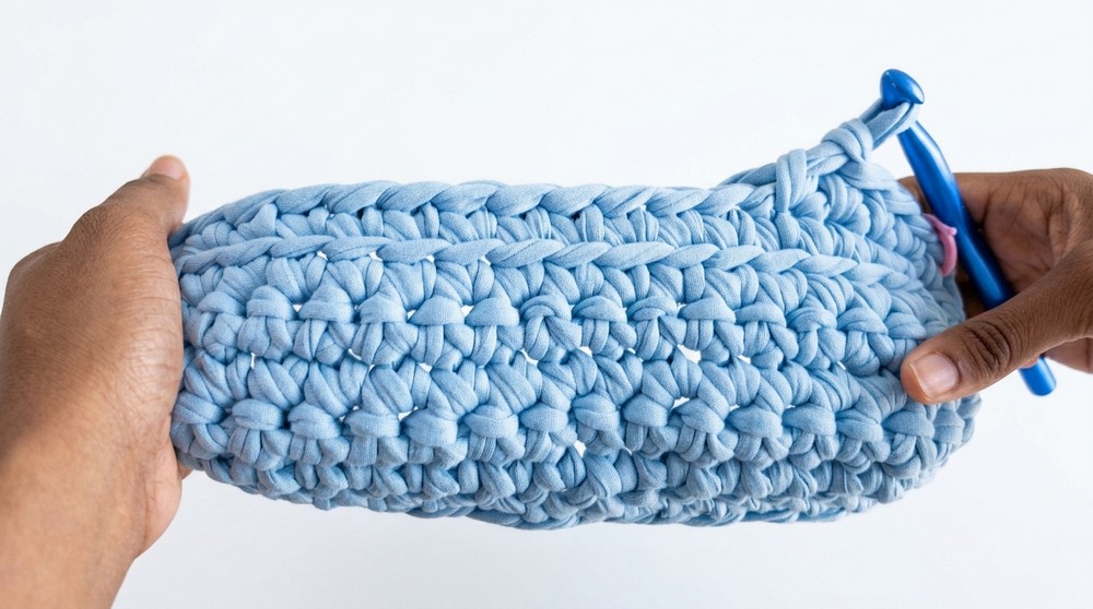Crochet T-shirt Yarn Bag Pattern