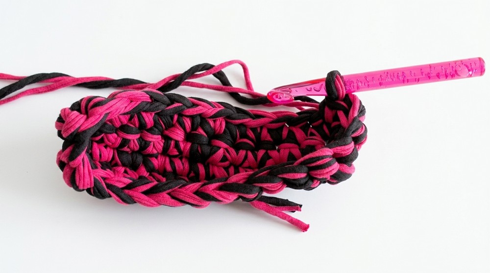 Crochet T Shirt Yarn Shoulder Bag Pattern