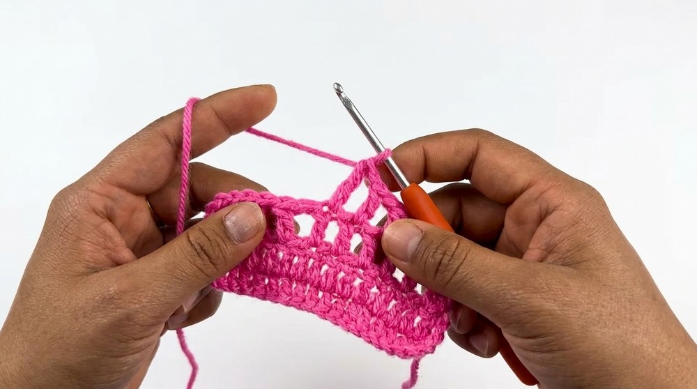 Crochet Mesh Cardigan Pattern